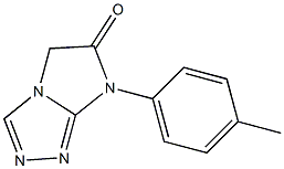 7-(4-Methylphenyl)-7H-imidazo[2,1-c]-1,2,4-triazol-6(5H)-one Struktur