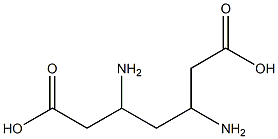 3,5-Diaminopimelic acid Struktur