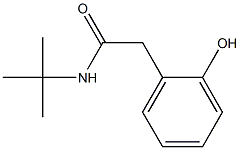 2-(2-Hydroxyphenyl)-N-tert-butylacetamide Struktur