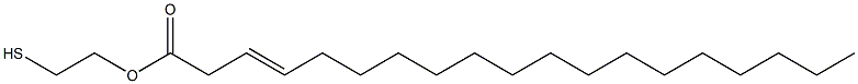 3-Nonadecenoic acid 2-mercaptoethyl ester Struktur