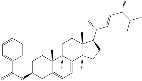 Ergosterol benzoate Struktur