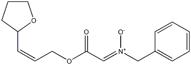 N-Benzyl[(Z)-3-[(tetrahydrofuran)-2-yl]-2-propenyloxycarbonyl]methanimine N-oxide Struktur