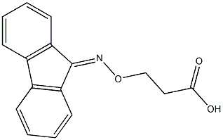 3-[9H-Fluoren-9-ylideneaminooxy]propionic acid Struktur