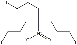 4-Nitro-4-[3-iodopropyl]-1,7-diiodoheptane Struktur