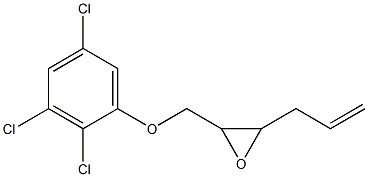 2,3,5-Trichlorophenyl 3-allylglycidyl ether Struktur