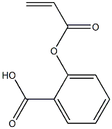 2-(Acryloyloxy)benzoic acid Struktur