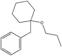 [(1-Propoxycyclohexyl)methyl]benzene Struktur