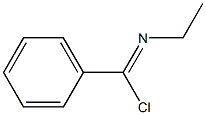 N-Ethylbenzenecarbimidic acid chloride Struktur