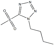 Methyl 1-butyl-1H-tetrazol-5-yl sulfone Struktur