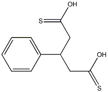 Benzylidenebis(thioacetic acid) Struktur