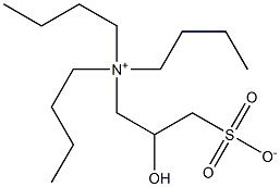 N,N-Dibutyl-N-(2-hydroxy-3-sulfonatopropyl)-1-butanaminium Struktur