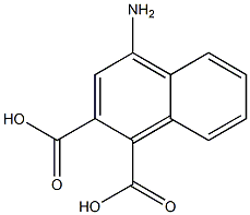 4-Amino-1,2-naphthalenedicarboxylic acid Struktur