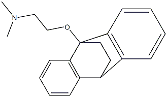 2-[9,10-Ethanoanthracen-9(10H)-yloxy]-N,N-dimethylethanamine Struktur