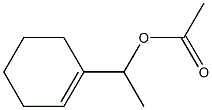 Acetic acid 1-(1-cyclohexenyl)ethyl ester Struktur