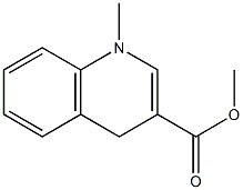 1-Methyl-3-(methoxycarbonyl)-1,4-dihydroquinoline Struktur