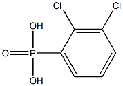 2,3-Dichlorophenylphosphonic acid Struktur