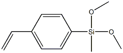 4-(Methyldimethoxysilyl)styrene Struktur