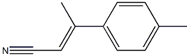 (E)-3-(p-Tolyl)-2-butenonitrile Struktur