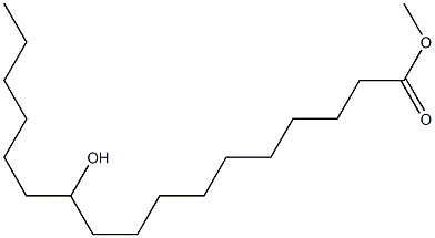 11-Hydroxyheptadecanoic acid methyl ester Struktur