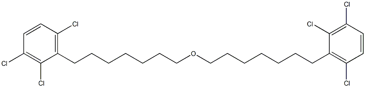 2,3,6-Trichlorophenylheptyl ether Struktur