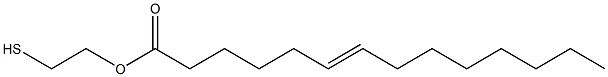 6-Tetradecenoic acid 2-mercaptoethyl ester Struktur