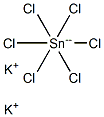 Potassium hexachlorostannate(IV) Struktur