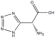 (R)-2-(1H-Tetrazol-5-yl)-2-aminoethanoic acid Struktur