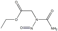 N-Carbamoyl-N-nitrosoglycine ethyl ester Struktur