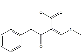 2-[(Z)-Dimethylaminomethylene]-4-phenylacetoacetic acid methyl ester Struktur