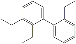 2,2',3-Triethyl-1,1'-biphenyl Struktur