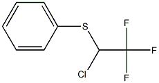 1-Chloro-2,2,2-trifluoro-1-phenylthioethane Struktur