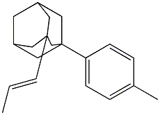 1-(4-Methylphenyl)-3-(1-propenyl)adamantane Struktur