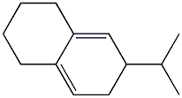 1,2,3,4,6,7-Hexahydro-6-isopropylnaphthalene Struktur