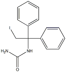 N-(2-Iodo-1,1-diphenylethyl)urea Struktur