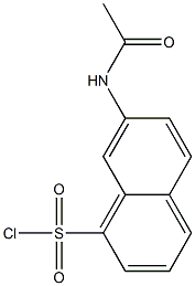 7-Acetylamino-1-naphthalenesulfonyl chloride Struktur