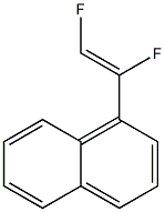 1-(1,2-Difluoroethenyl)naphthalene Struktur