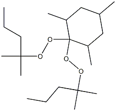 2,4,6-Trimethyl-1,1-bis(1,1-dimethylbutylperoxy)cyclohexane Struktur