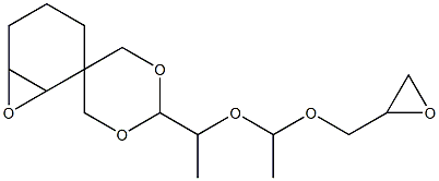 7,8-Epoxy-3-[1-[1-(glycidyloxy)ethoxy]ethyl]-2,4-dioxaspiro[5.5]undecane Struktur