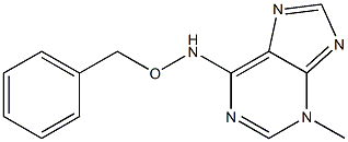 N-Benzyloxy-3-methyl-3H-purin-6-amine Struktur