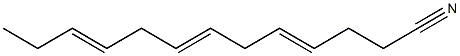 4,7,10-Tridecatrienenitrile Struktur