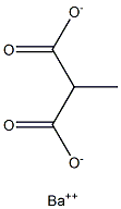 Methylmalonic acid barium salt Struktur