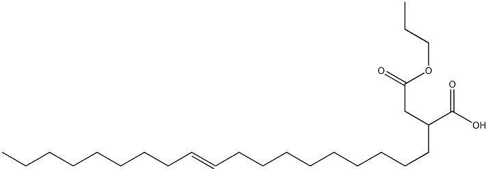 2-(10-Nonadecenyl)succinic acid 1-hydrogen 4-propyl ester Struktur