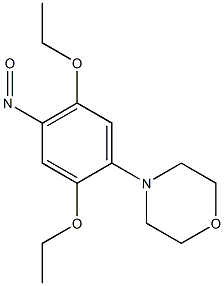 4-(2,5-Diethoxy-4-nitrosophenyl)morpholine Struktur