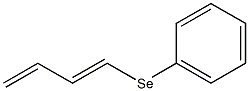 (3E)-4-Phenylseleno-1,3-butadiene Struktur