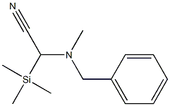 2-(N-Benzyl-N-methylamino)-2-(trimethylsilyl)acetonitrile Struktur