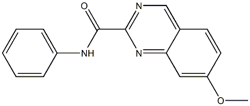 N-Phenyl-7-methoxyquinazoline-2-carboxamide Struktur