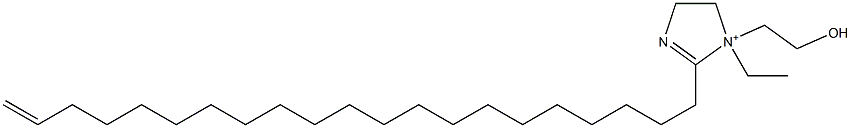 1-Ethyl-2-(20-henicosenyl)-1-(2-hydroxyethyl)-2-imidazoline-1-ium Struktur