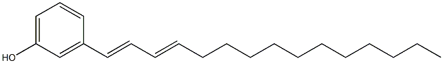 3-(1,3-Pentadecadienyl)phenol Struktur