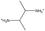 2,3-Butanediaminium Struktur