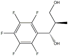 (2R,3S)-2-Methyl-3-(pentafluorophenyl)propane-1,3-diol Struktur